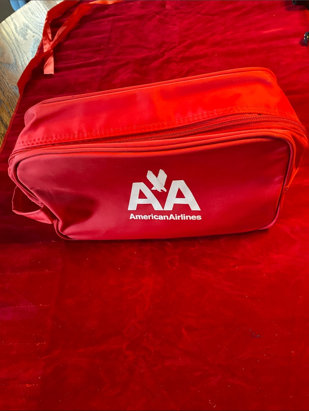American Airlines Flight Bag Vintage 1970’s